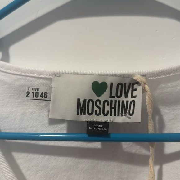 Love Moschino Sleeveless White Denim Dress - Picture 6 of 12